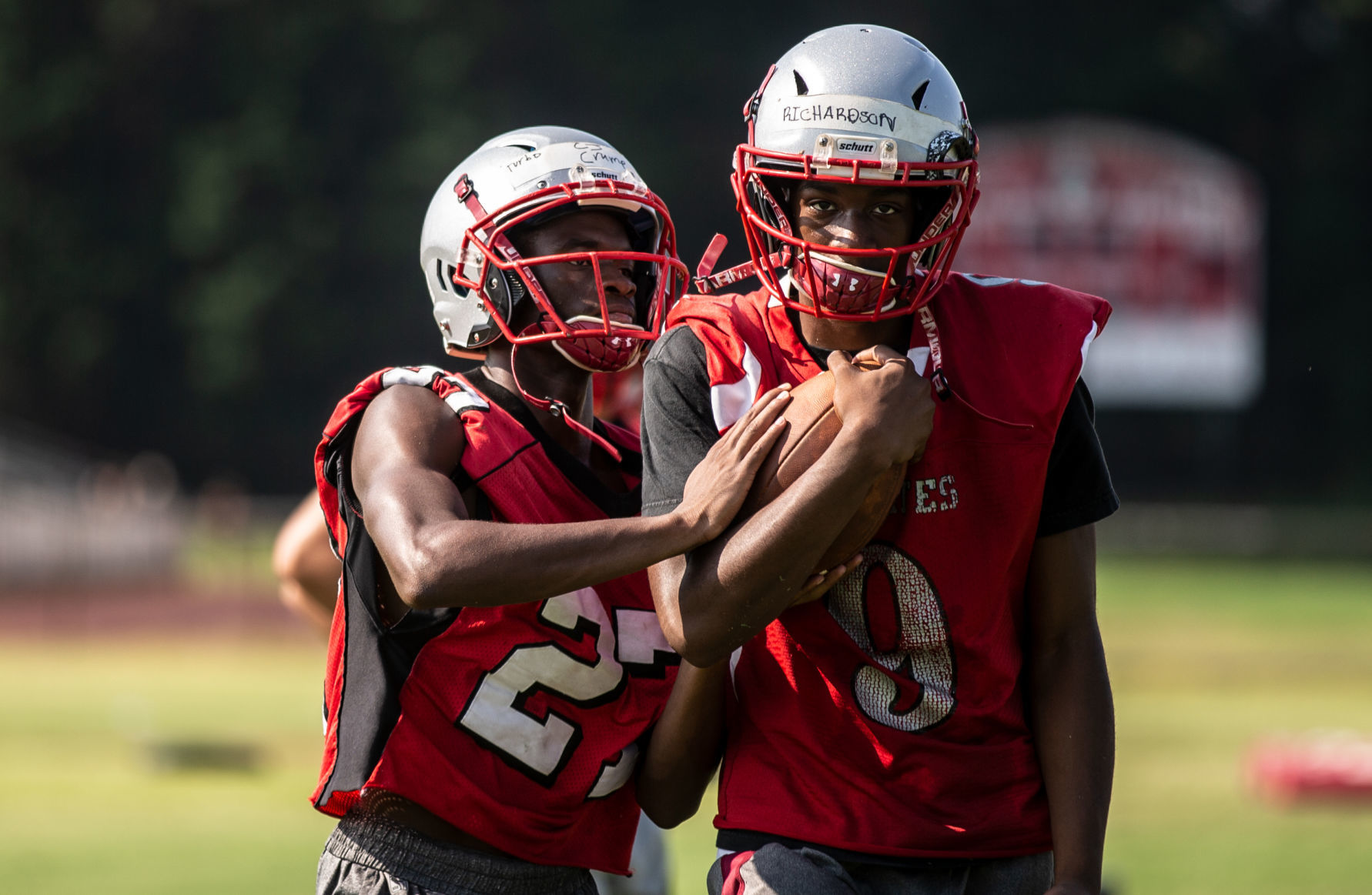 First day of football practice
